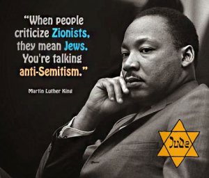 MLK, a zionist jew.